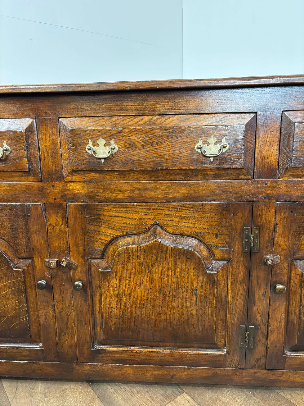 Thumbnail: Georgian Style Oak Sideboard
