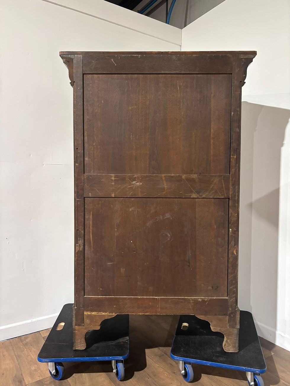 Thumbnail: Victorian Flamed Mahogany Secretary Chest of Drawers