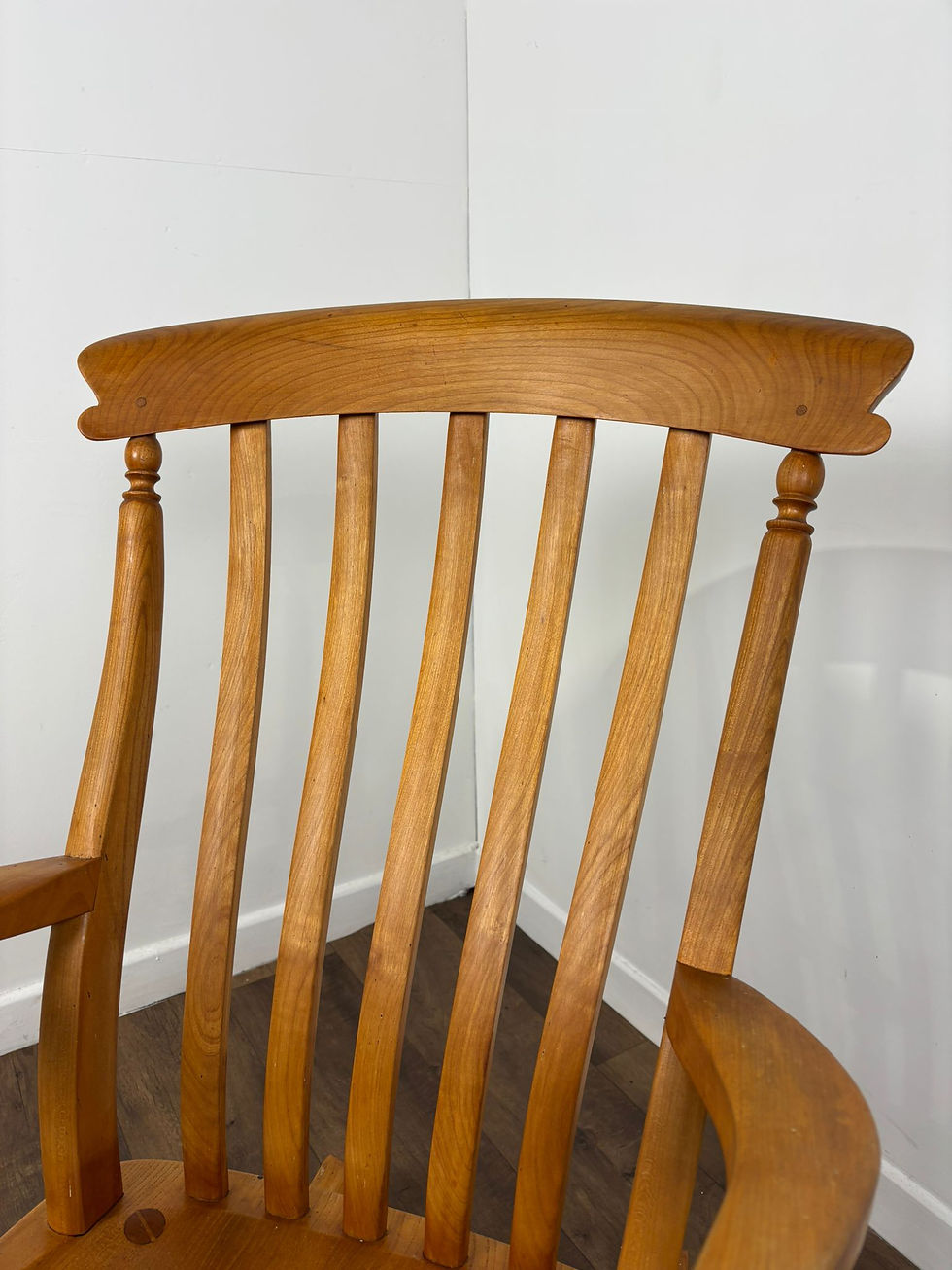 Thumbnail: Vintage Elm Grandfather Rocking Chair