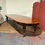 Thumbnail: Rare Regency Extending Dining Table by Samuel Hawkins, with Leaf Cabinet