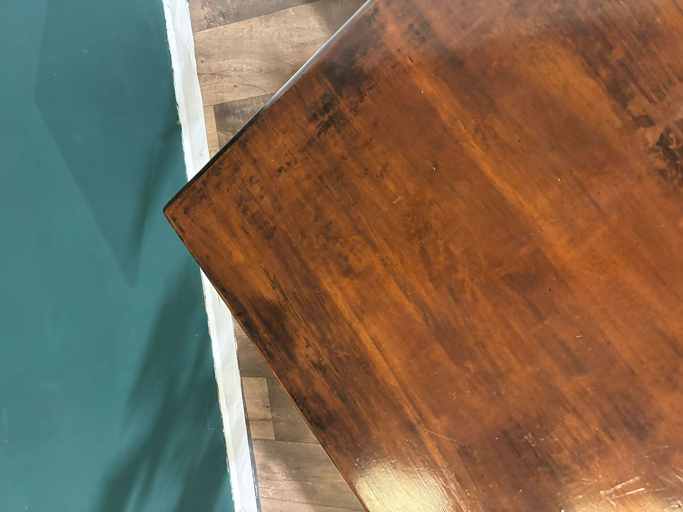 Thumbnail: Victorian Cast Iron Pub Table With Mahogany Top
