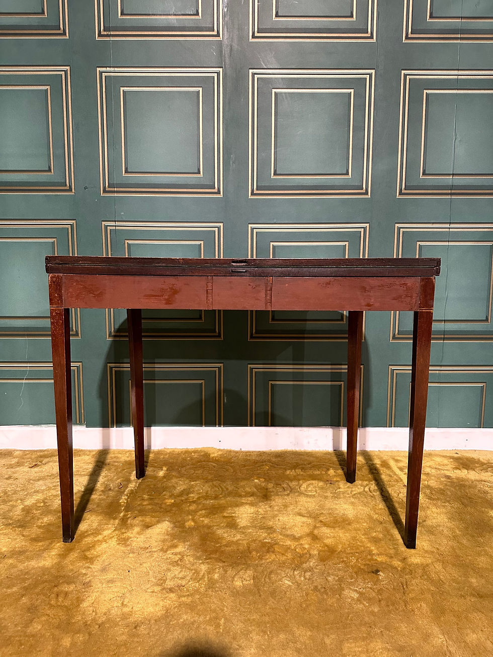 Thumbnail: Victorian Mahogany Folding Card