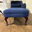 Thumbnail: Chaise Longue In Blue Upholstery