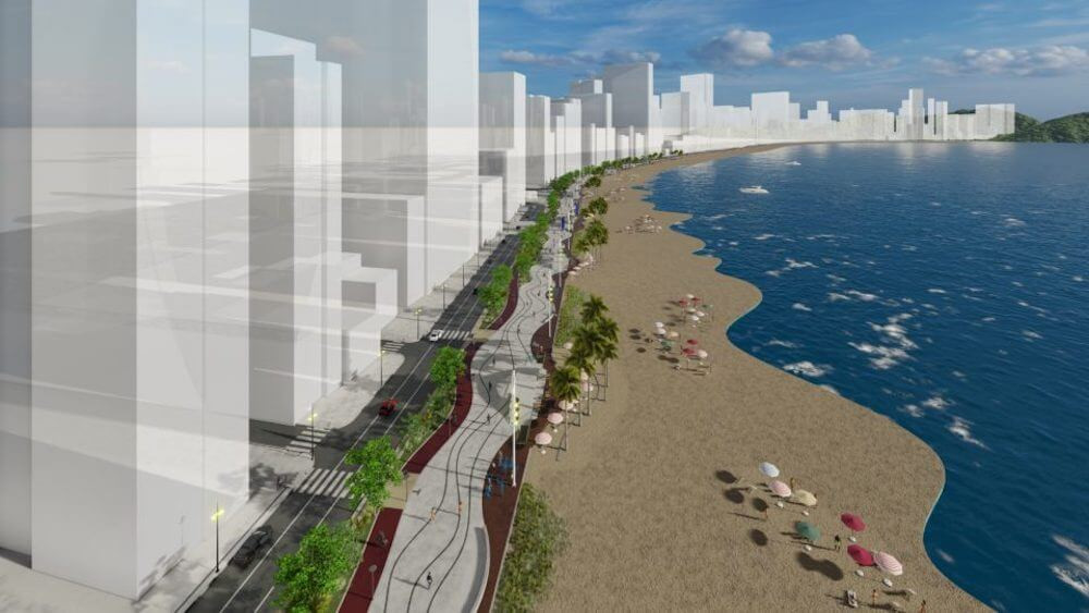 Balneário Camboriú poderá ter passarela de vidro e VLT