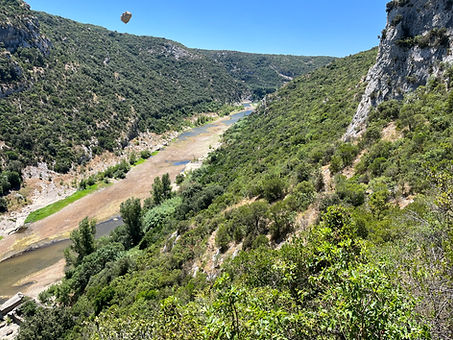 OVNI dans les gorges du Gardon, près d'Uzès