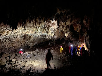 Salle des pavés, grotte de l'Orage, Gard