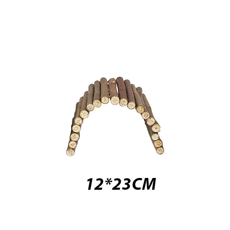 Thumbnail: Small Pet Molar Willow Branch Rabbit Accessories Hamster Molar Supplies Totoro C