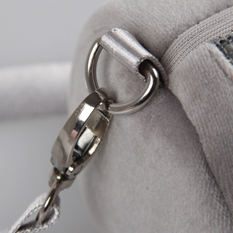 Thumbnail: 1Pc Small Pet Backpack Hamster Carrier Bag Portable Cylinder Satchel Flying Squi