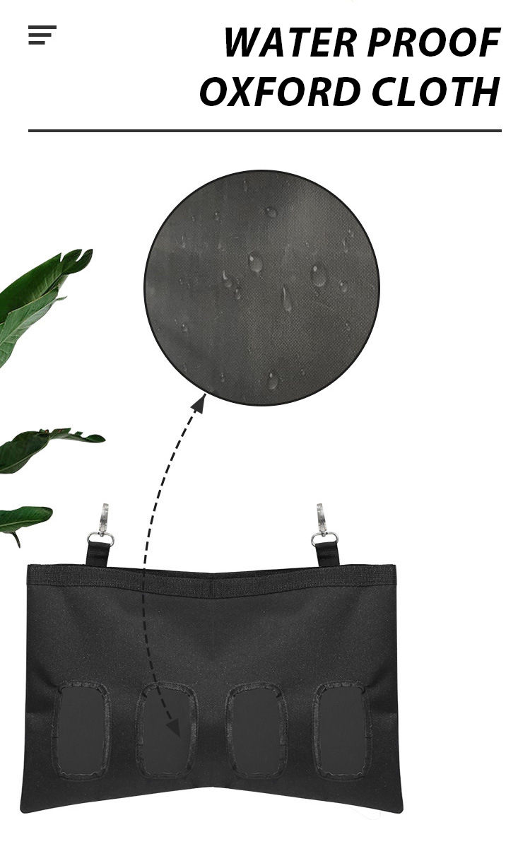 Thumbnail: Rabbit Hay Bag Hanging Pouch Feeder Holder Black Durable Feeding Dispenser Conta