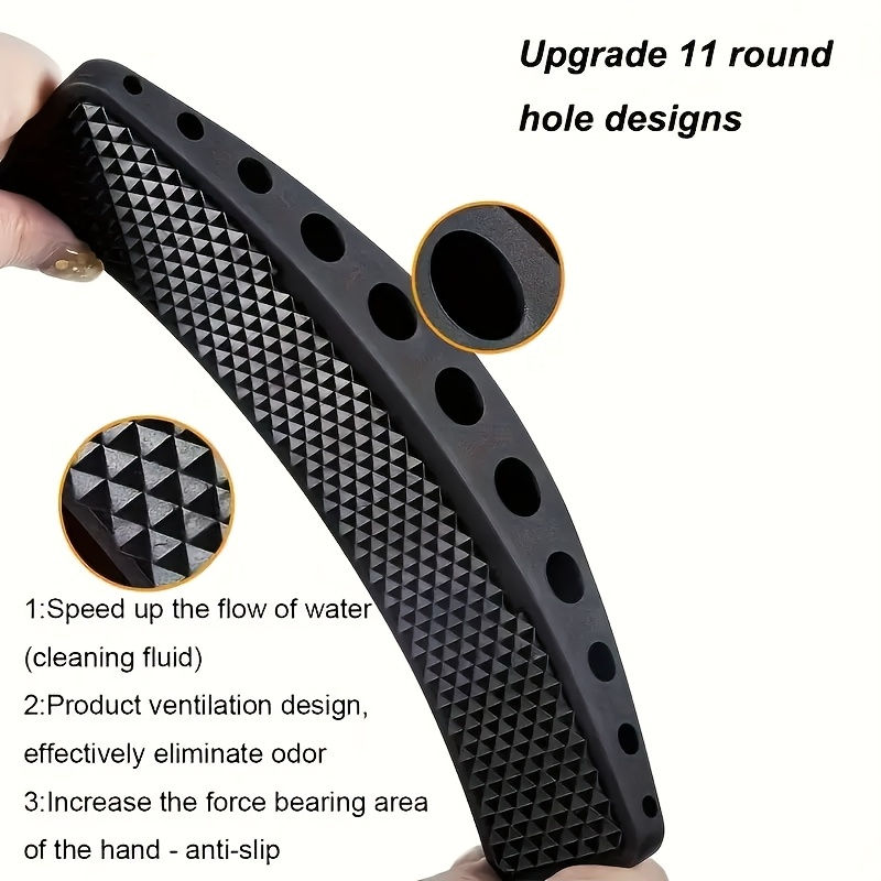 Thumbnail: 6-in-1 Horse Beauty Brush,Non Slip Grip and Ventilated Design,Suitable for Bathi