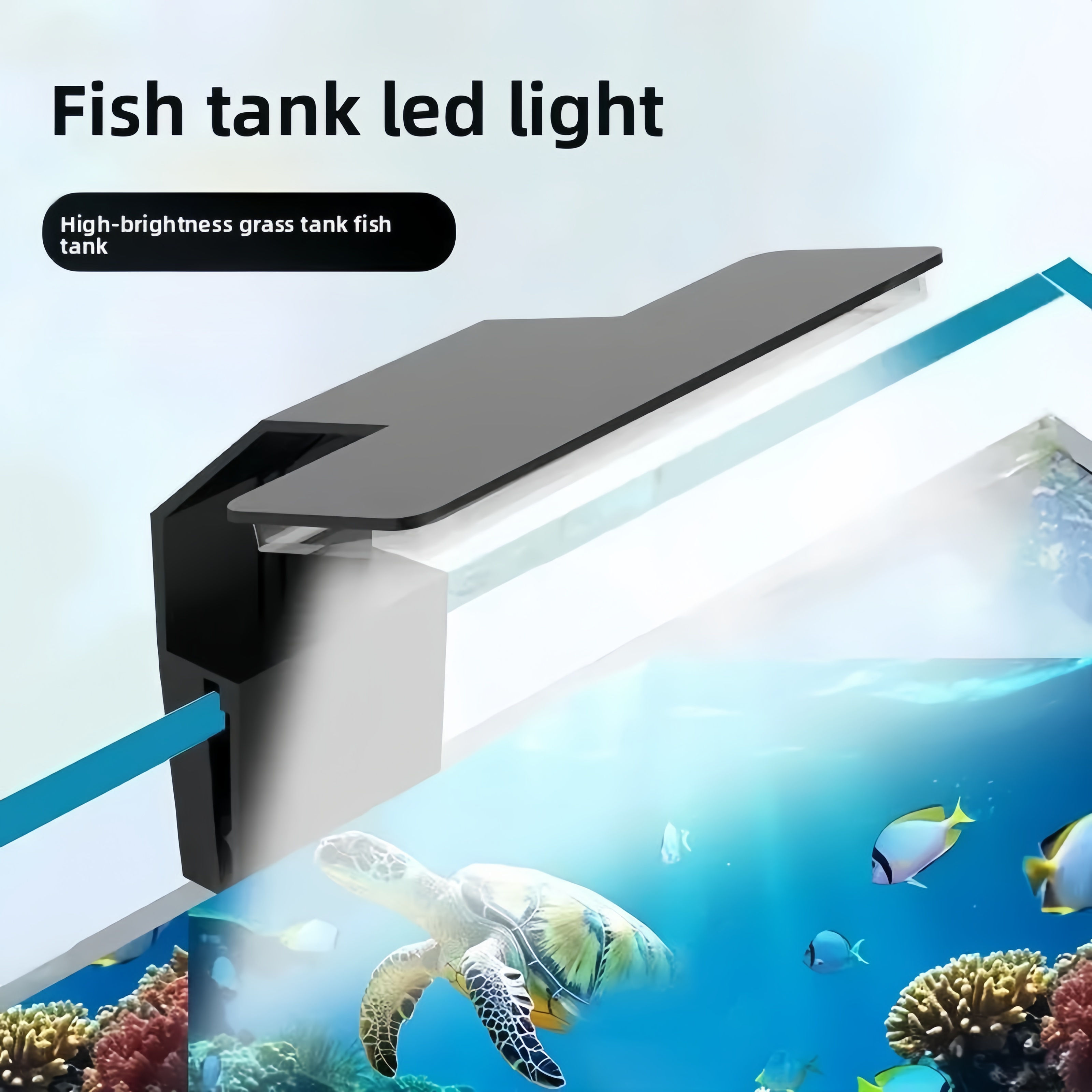 Aquarium USB LED Fish Tank Light Energy Efficient Waterproof Clip on Aquarium Li