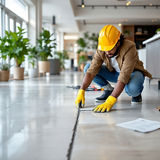 Commercial Asbestos Flooring Tile Pre-Inspection