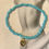 Thumbnail: Seafoam Green Love Bead Bracelet with LOVE Charm