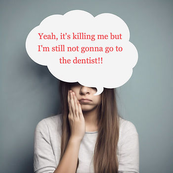 Girl in recovery suffering from tooth pain.