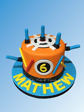 Laser Tag Cake