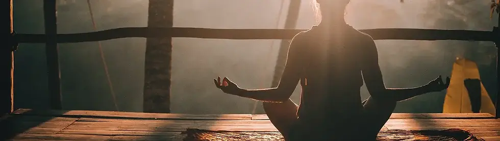 Woman meditating