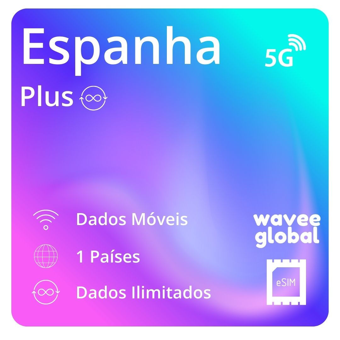 eSIM Espanha Ilimitado Plus