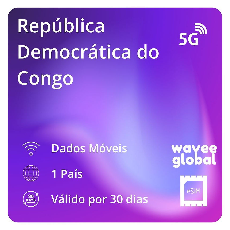 eSIM Republica Democratica do Congo