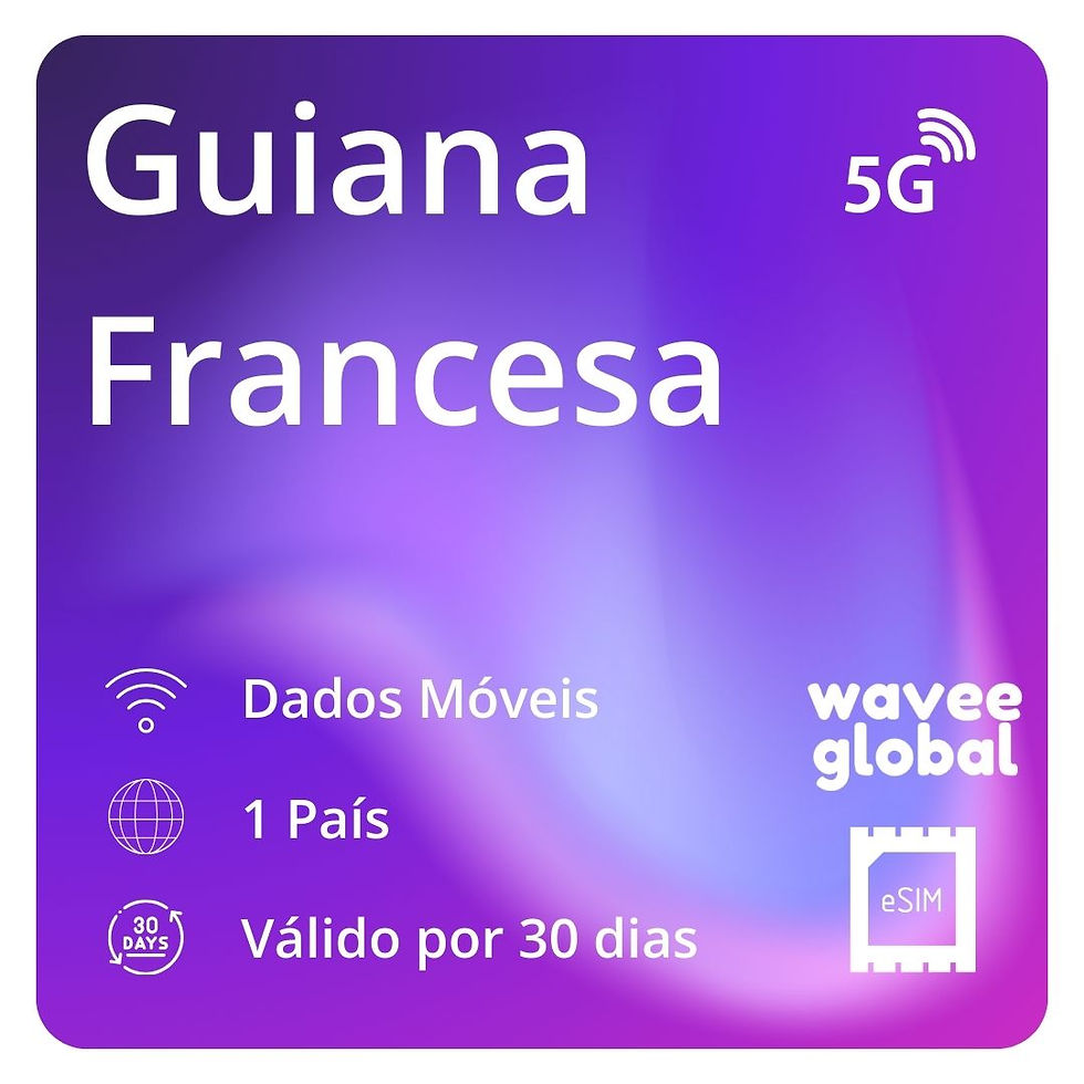 eSIM Guiana Francesa