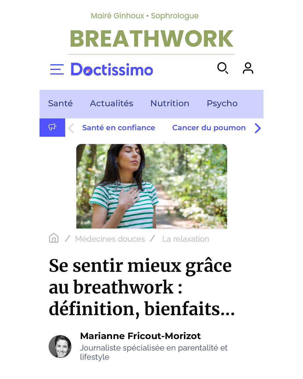 Se sentir mieux grâce au breathwork