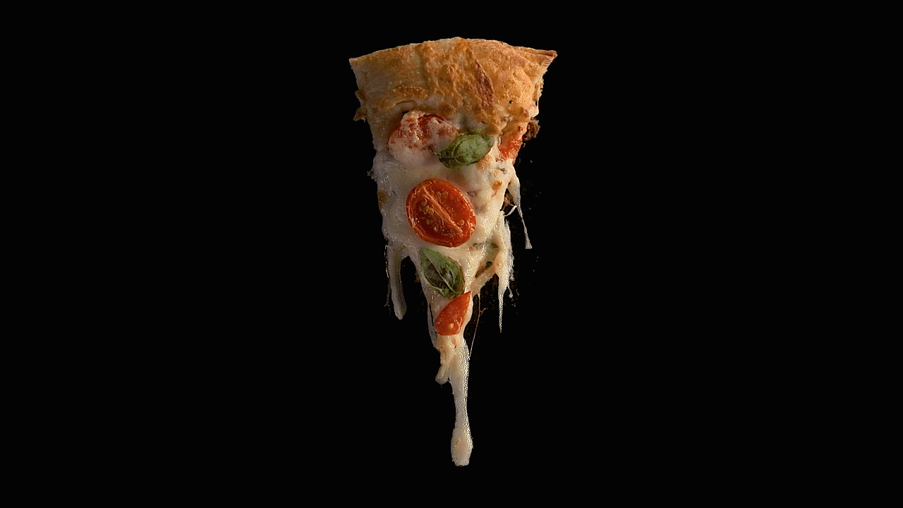 Pizza Slice Fire Landscape 1280x720