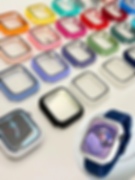 “Funda protectora PC + PET para Apple Watch con pantalla integrada, anti-rayones y antigolpes.”