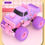 Miniatura: JJRC D860 coche RC rosa todoterreno con control remoto.