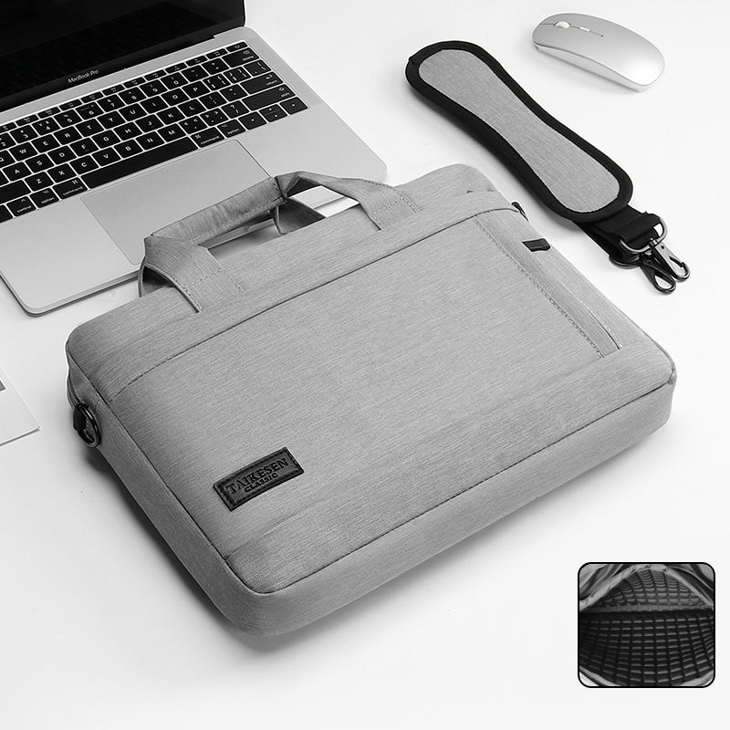 Miniatura: Maletín y bolso para MacBook Air, MacBook Pro y laptops, con correa de hombro ajustable y protección contra golpes