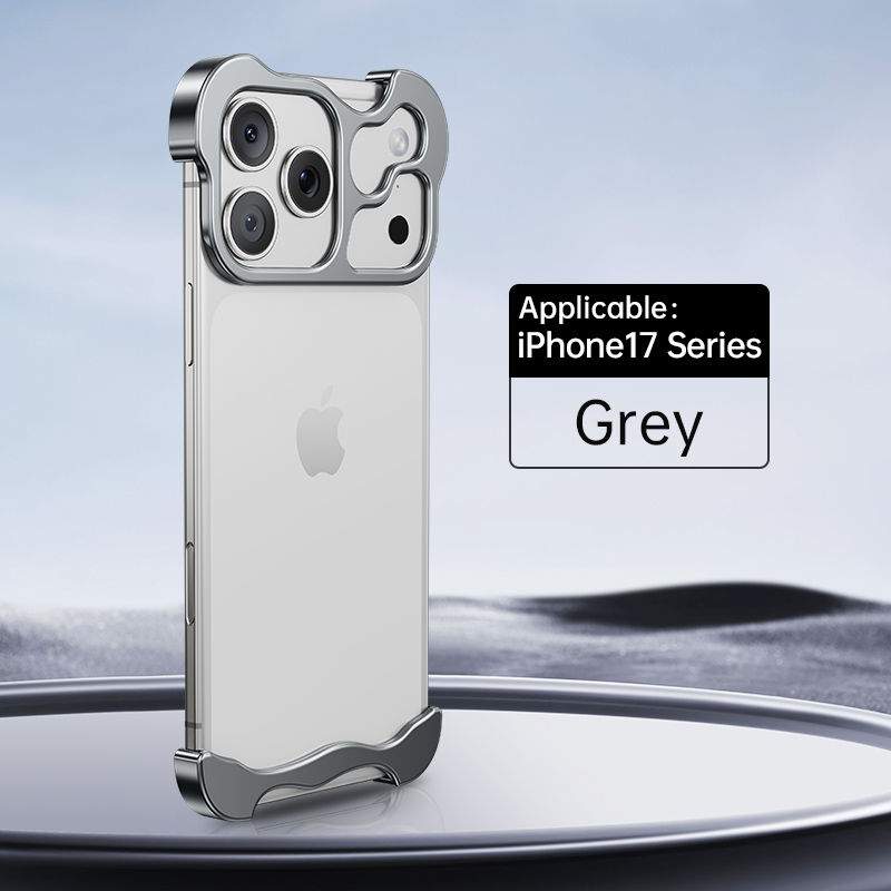 섬네일: Funda de teléfono robusta para iPhone 17 Pro Max y 17 con parachoques metálico