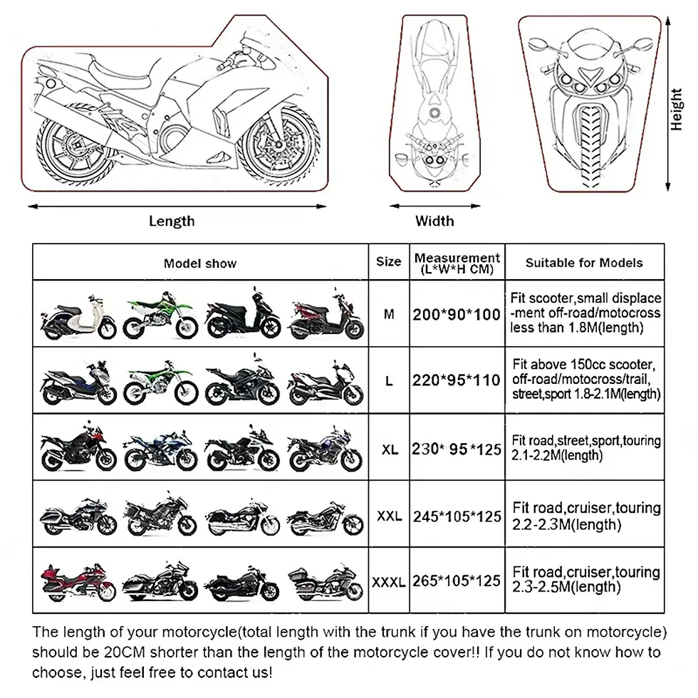 Thumbnail: Cubierta impermeable antirrobo para motocicleta color negro compatible con NMAX, AEROX, PCX, MIO, BEAT, CLICK