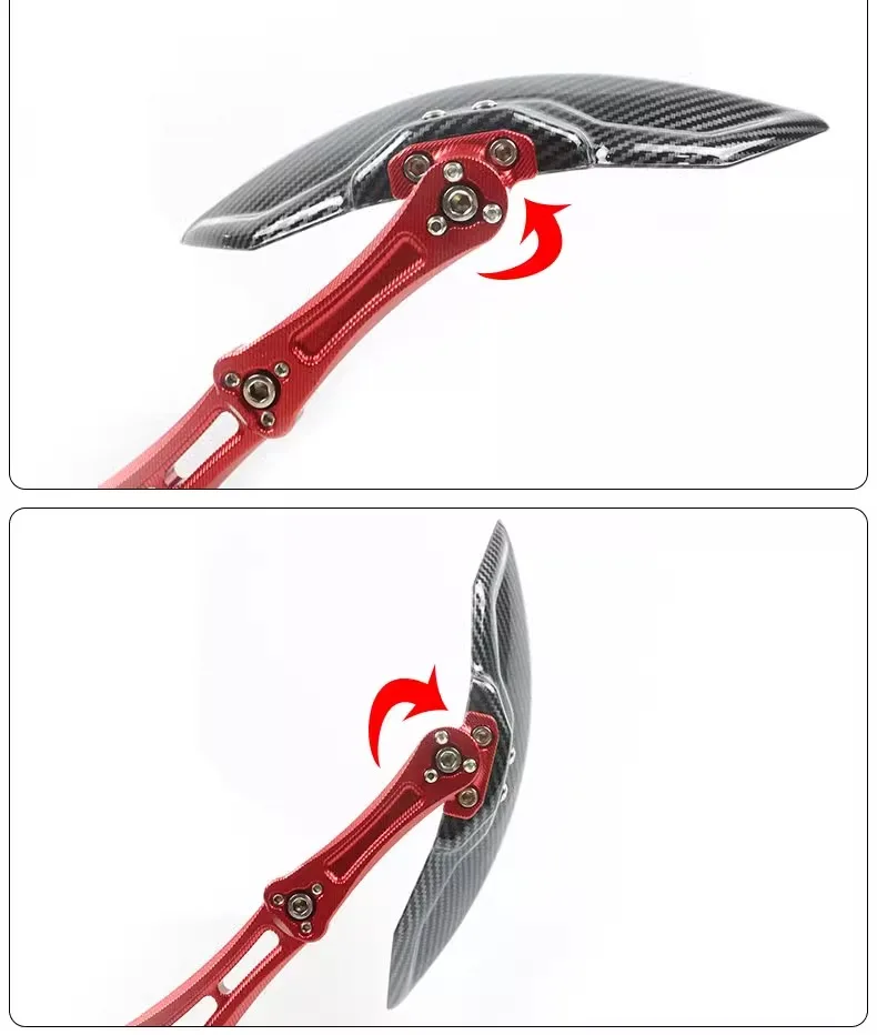 Miniatura: Soporte universal negro para guardabarros trasero de motocicleta y bicicleta eléctrica