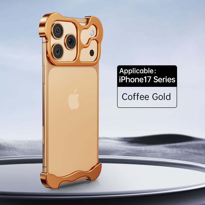 섬네일: Funda de teléfono robusta para iPhone 17 Pro Max y 17 con parachoques metálico