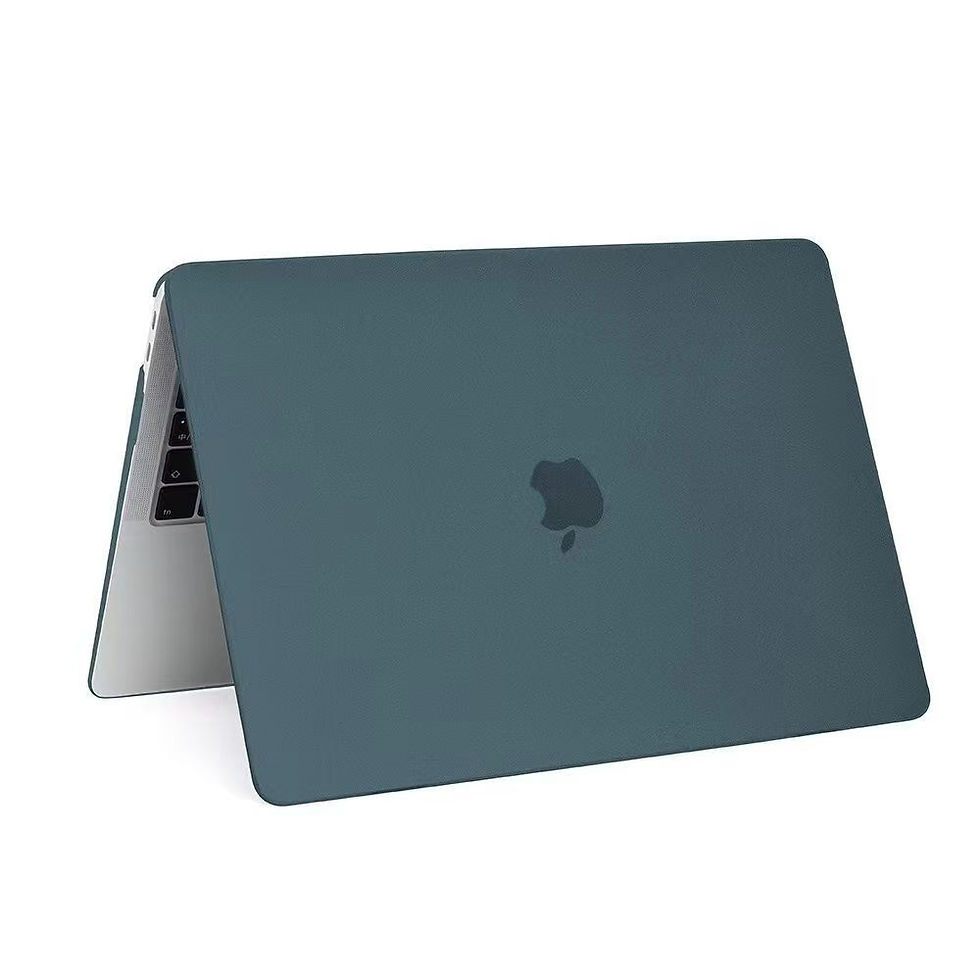Carcasa PFHEU resistente para MacBook, protege contra rayones y golpes diarios.