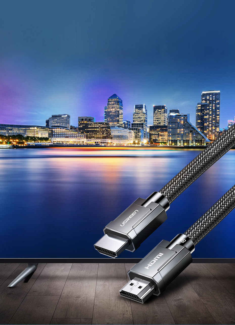 Miniatura: Cable HDMI 8K UGREEN 2.1a compatible con PS5, Xbox y TV 8K.