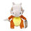 Miniatura: Peluche Pokémon Pikachu original, detalle frontal.