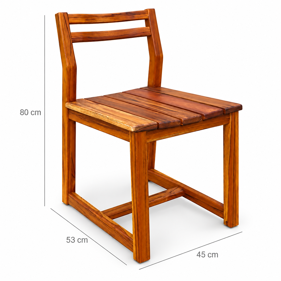Miniatura: SILLA LINO MADERA TECA