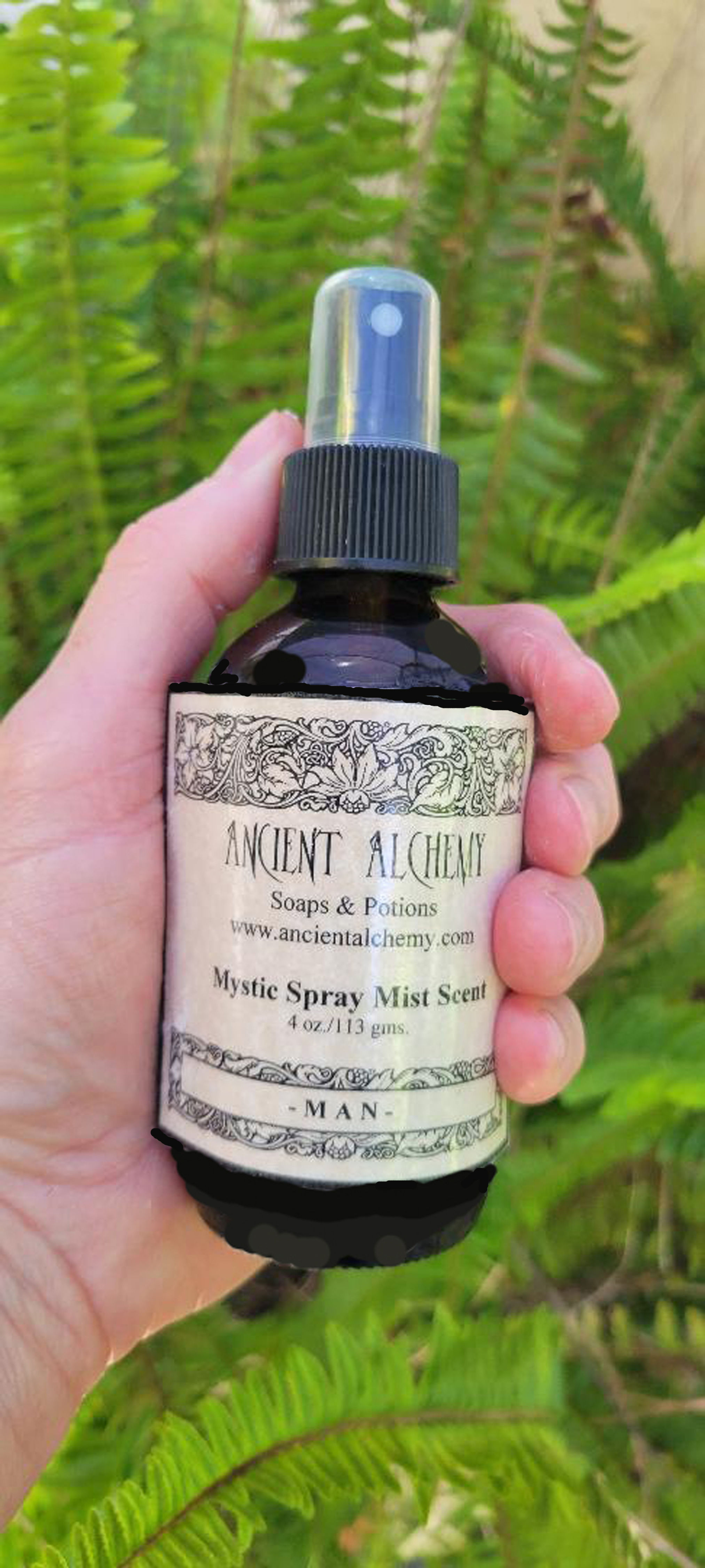 M A N - Perfume Spray - 4 oz./113 gms.