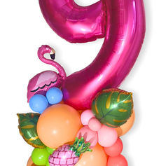 Tropical Balloon Arrangement