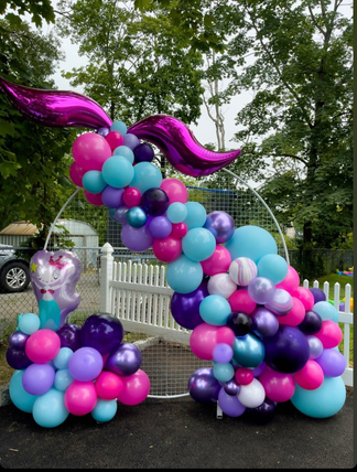 Mermaid Birthday Balloon Decor