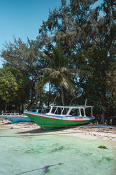 Boat in Gili Air Island