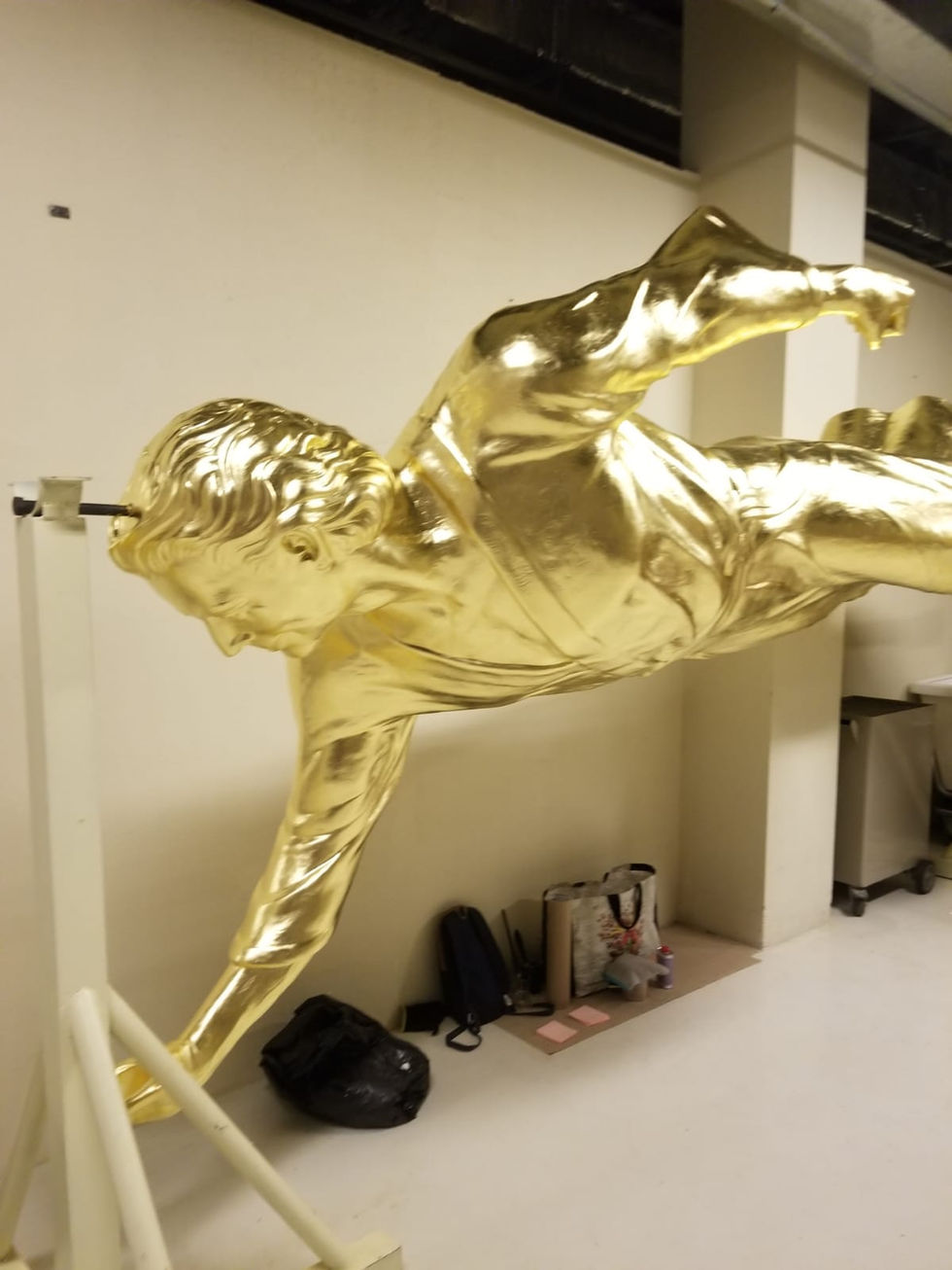 Restauro Estátua Anjo Morôni