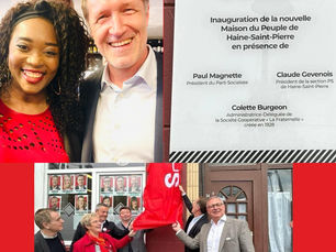 Inauguration Maison du peuple d'Haine St Pierre