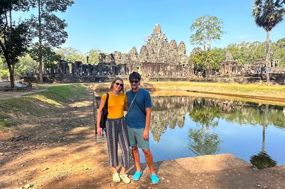 The south reflection pool of Bayon temple