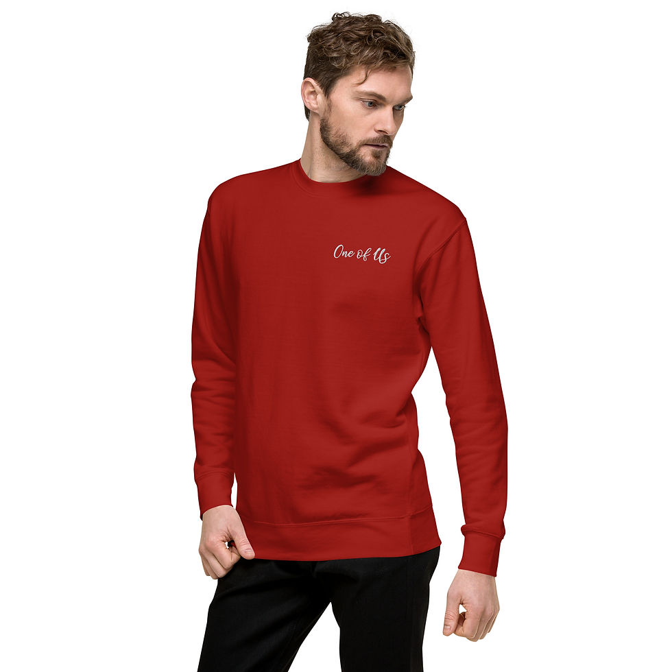 Thumbnail: MoCo Logo/One of us Crewneck Sweatshirt White