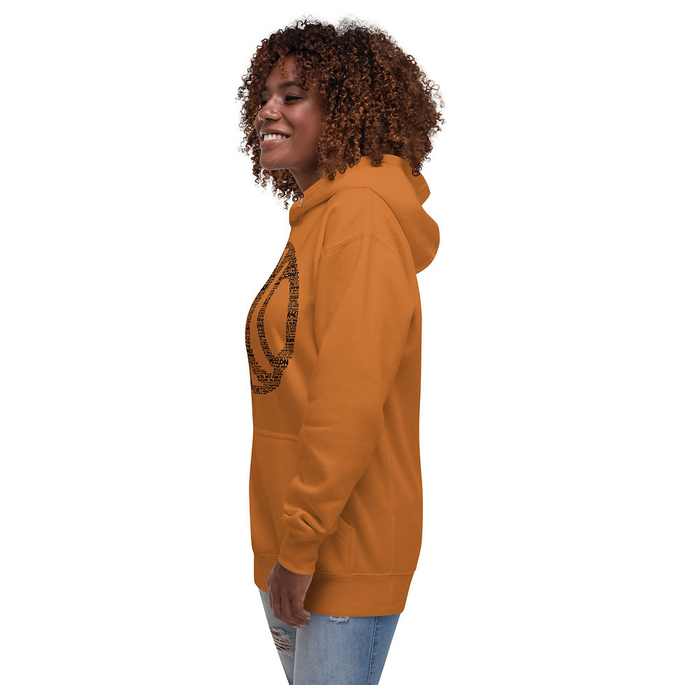 Thumbnail: MoCo Words Hooded Sweatshirt Black