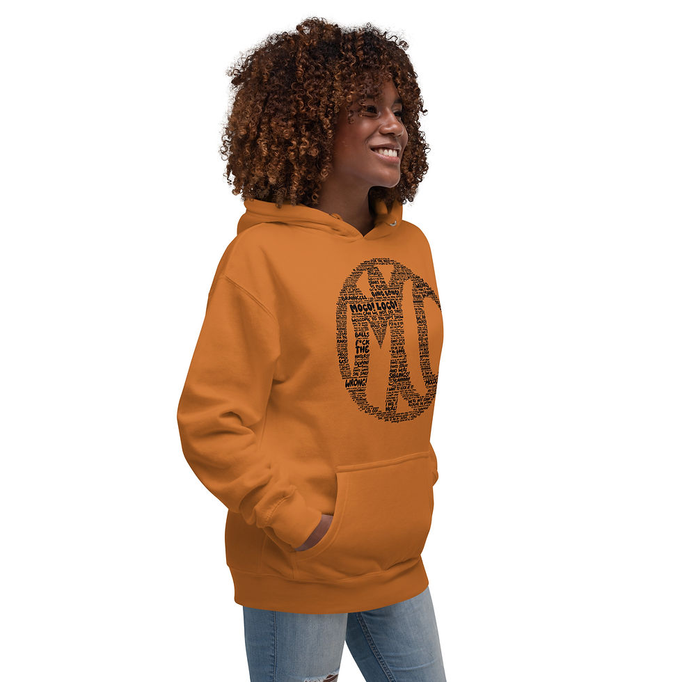 Thumbnail: MoCo Words Hooded Sweatshirt Black