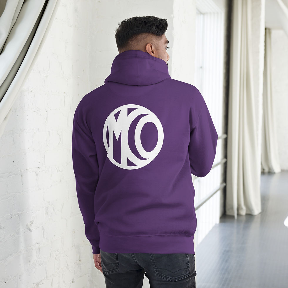 Thumbnail: MoCo Logo/One of us Hooded Sweatshirt White