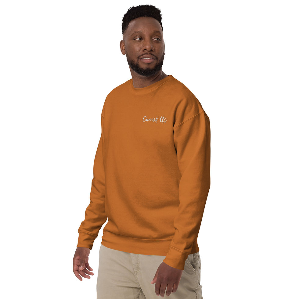 Thumbnail: MoCo Quotes/One of us Crewneck Sweatshirt White