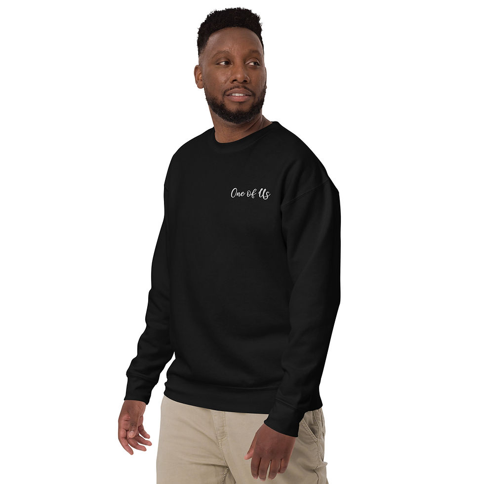 Thumbnail: MoCo Quotes/One of us Crewneck Sweatshirt White