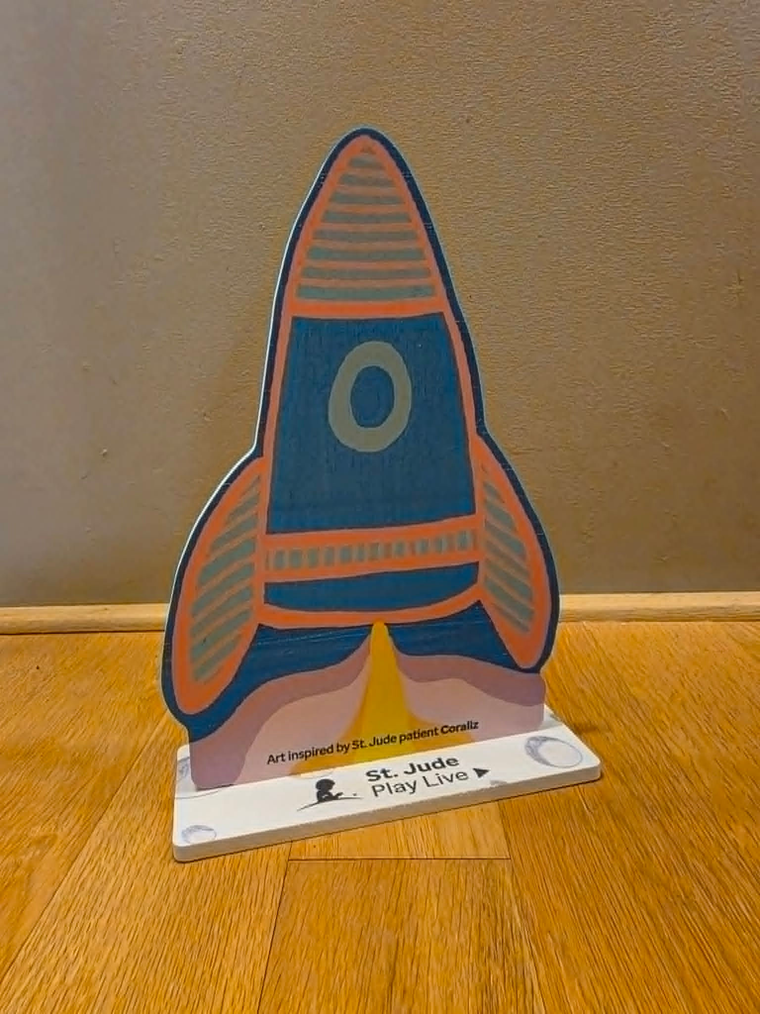 St. Jude Summit Rocket Ship Table Display